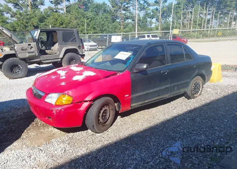 1999 Mazda Protege Dx/Lx z USA, uszkodzony, nr VIN JM1BJ2224X0156116